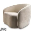 Draaifauteuils-Tower Living Fauteuil Pearl Castro