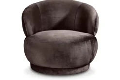 Clearance Fauteuil Taupe GA-80.205 Lobby Ronde Fauteuils