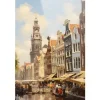 Schilderijen-Urban Cotton Glasschilderij Amsterdam