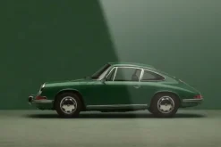 Schilderijen-Urban Cotton Glasschilderij Green Porsche