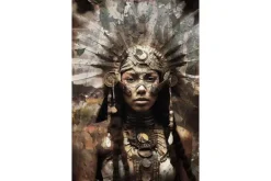 Clearance Glasschilderij Hoofdtooi 080120-1030 Schilderijen