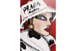 Schilderijen-Urban Cotton Glasschilderij Julie