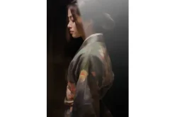 Schilderijen-Urban Cotton Glasschilderij Kimono Tales