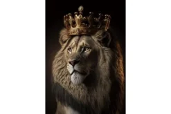 Schilderijen-Ter Halle Glasschilderij Leeuwenkoning 080120-1008