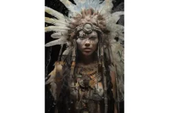 Schilderijen-Ter Halle Glasschilderij Native 080120-1031