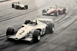 New Glasschilderij Race Track Schilderijen