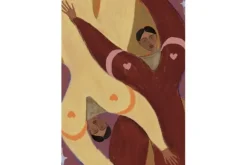 Schilderijen-Urban Cotton Glasschilderij Stargazing