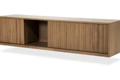 Hangkasten|Tv-Meubels-Eleonora Meubelen Hangend tv-meubel 96381 bruin Milo