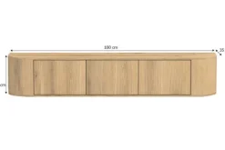 Hangend Tv-meubel Novero Hangkasten|Tv-Meubels