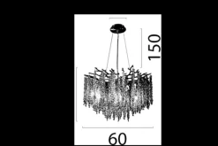 Hot Hanglamp 2450-02-60 Baroc Kroonluchters|Hanglampen