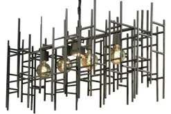 Online Hanglamp - industrial dark | LB024-4+1 Figo | Hanglampen