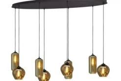 Hot Hanglamp 2264-05-160-60-8-35 Quinto Smoke Hanglampen