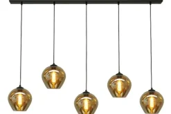 Best Hanglamp 2261-05-130-5-05-3 Quinto Smoke Hanglampen