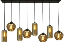 Hot Hanglamp 2261-05-130-25-8-35 Quinto Smoke Hanglampen