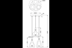 Hanglampen-Trio Lighting Hanglamp Aldea