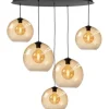 Hanglampen-Highlight Hanglamp Amberglas Fantasy