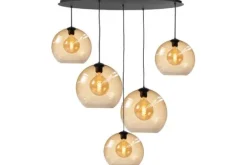 Hanglampen-Highlight Hanglamp Amberglas Fantasy