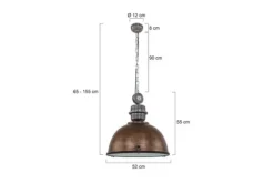 Hanglampen-Steinhauer Hanglamp 7834B XXL Bikkel