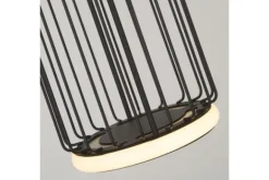 Hanglampen-Searchlight Hanglamp 54212-1BK Circolo Cage