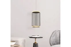 Hanglampen-Searchlight Hanglamp 54212-1BK Circolo Cage