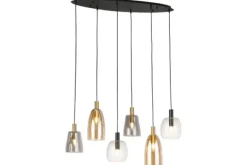 Hanglamp 36463-6BK Divine Hanglampen