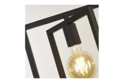 Hanglampen-Searchlight Hanglamp 23203-4BK Plaza