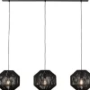 Hanglamp 11201-3BK Wicker Hanglampen