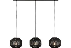 Hanglamp 11201-3BK Wicker Hanglampen