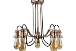 Hanglampen-Searchlight Hanglamp 1065-5CU Olivia