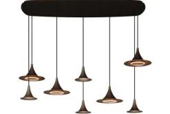 Outlet Hanglamp deens ovaal 6700-platinum Arezzo Hanglampen