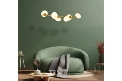 Hanglampen-Searchlight Hanglamp 94041-6GO Pebble