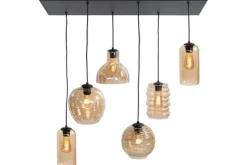 Hanglampen-Highlight Hanglamp Goud Amberglas Fantasy