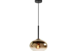 Discount Hanglamp goudkleurig glas Bellini Hanglampen