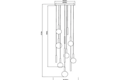 Hanglampen-Lucide Hanglamp Jasmine