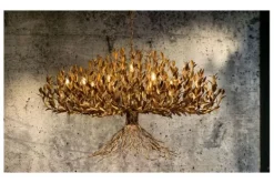 Online Hanglamp LB039/12+1 ambachtelijk brons Aix | Kroonluchters|Hanglampen