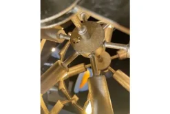 Hanglampen-Leclercq & Bouwman Hanglamp LB046-12+1 ambachtelijk brons Artisjok |