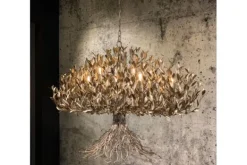 New Hanglamp LB039/12+1 ambachtelijk zilver Aix | Hanglampen