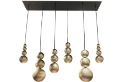 Discount Hanglamp LB780-6 ovaal ambachtelijk zilver Allure | Hanglampen