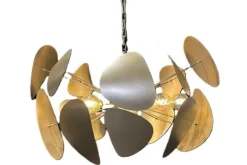 Hanglampen-Leclercq & Bouwman Hanglamp LB555-8+1 ovaal brons Galaxy |