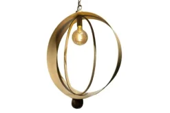 Online Hanglamp LB047-1+1 rond brons Breeze | Hanglampen