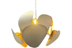 Hanglampen-Leclercq & Bouwman Hanglamp LB555-3+1 rond textured white Galaxy |