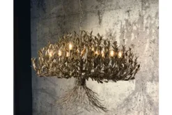 Hanglampen-Leclercq & Bouwman Hanglamp LB039/12+1 rustiek Aix |