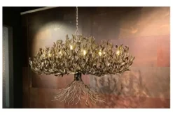 Hanglampen-Leclercq & Bouwman Hanglamp LB039/12+1 rustiek Aix |