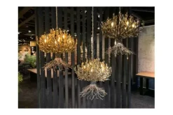 Hanglampen-Leclercq & Bouwman Hanglamp LB039/9+1 rustiek Aix |