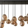 Hanglampen-Toms Luxury Lights Hanglamp 13-lichts Amber Boaz
