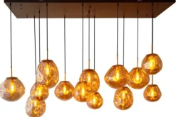 Hanglampen-Toms Luxury Lights Hanglamp 13-lichts Amber Boaz