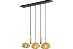 Hanglampen-Toms Luxury Lights Hanglamp 5-lichts Amber Melt