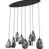 Hanglampen-Toms Luxury Lights Hanglamp 8-lichts ovaal Cayden