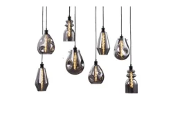 Hanglampen-Toms Luxury Lights Hanglamp 8-lichts ovaal Cayden