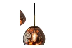 Hanglampen-Toms Luxury Lights Hanglamp 3-lichts Rood Boaz